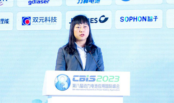 瑞浦蘭鈞能源股份有限公司副總裁侯敏：構建電池全球產業(yè)鏈，賦能低碳未來