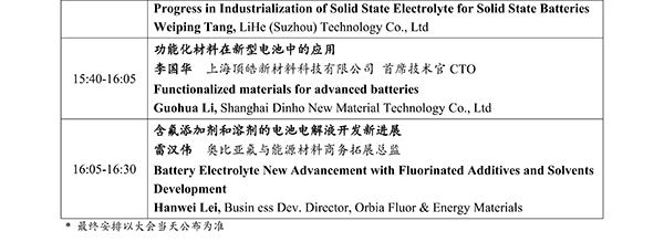 CIBF2026主論壇 | CIBF2026先進電池前沿技術(shù)研討會（第二輪通知）